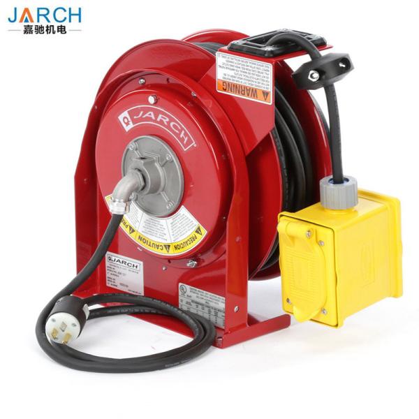 Buy cheap Electric Spring Driven Cord Retractable Hose Reel 45 Feet Of 12/3 Cord GFCI Dual Outlet from wholesalers