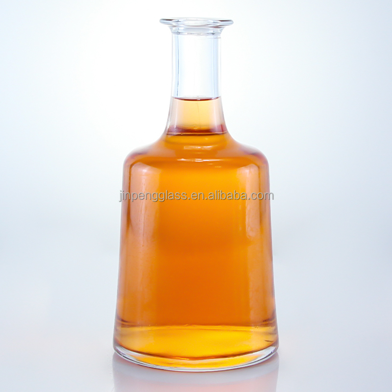 2023 Clear Bottle Glass Beverage Bottles with Frosted Base Material Customized Logo