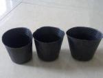 HQ Nutrition PE 1L Propagation Black Nursery Pots With Drainage Holes