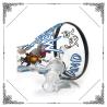 Buy cheap 13 Inches Art Glass Bong 7MM Thick Glass Beaker Bongs Smoking Hookah Water Pipes from wholesalers