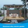 Buy cheap Aluminum Alloy Electric Tilting Louver Pavilion Outdoor Patio Gazebo Villa Garden Sun Room Gazebo from wholesalers
