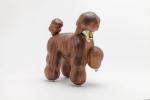 Inspired Aesthetic Handmade Wooden Dolls Wood Dog Sculpture Spotless