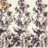 Buy cheap Elegant Purple 3D Embroidery Lace Fabric For Woman Party Dress from wholesalers