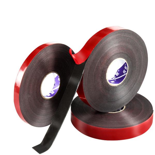 Buy cheap Pressure Sensitive White / Black Rubber Adhesive EVA Foam Tape For Carton Sealing from wholesalers