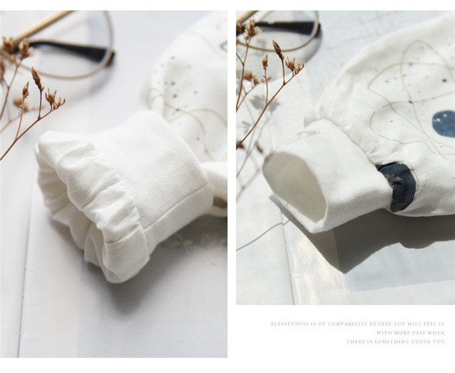 Breathable Muslin Sleeping Bag Baby Swaddle Wrap Machine Washable Reactive Healthy Printing