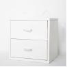 Buy cheap Mini Two Drawers RAL White Metal File Cabinet For The Top Table from wholesalers