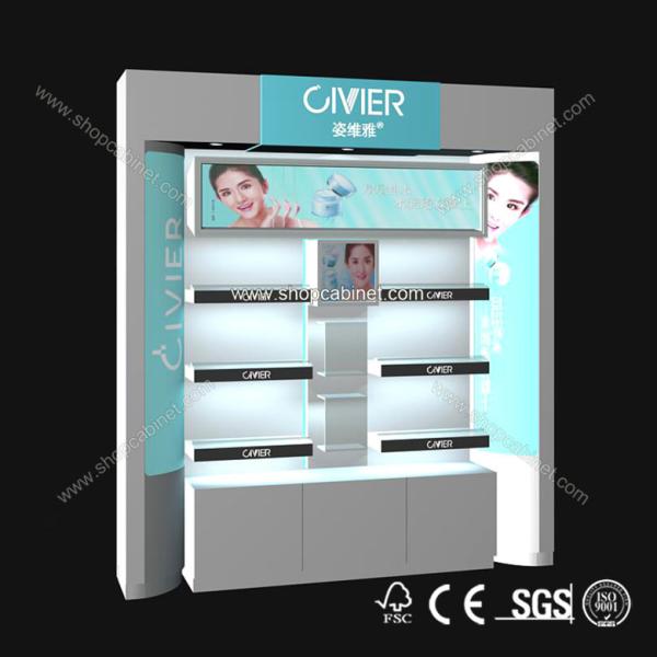 Buy cheap cosmetic store cosmetic display showcase from wholesalers