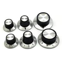 Buy cheap Silver Aluminum Knob 37mm Diameter With Number 0-10 Shaft Hole 6.4MM Knob product
