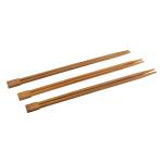 Best price 21cm Twin Printed Barbecue Disposable Bamboo Wooden Chopsticks With