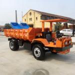 63hp mining tipper truck 5 tons mining dump truck orange color