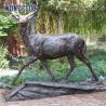 Buy cheap Outdoor garden decoration, life-size metal animal bronze deer statue from wholesalers