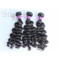 Buy cheap No Chemical Full Head Peruvian Human Hair Weave Bouncy Loose Wave product