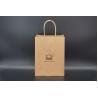 Buy cheap Takeaway Eco Paper Bags Brown Kraft Paper Shopping Bag Customized from wholesalers