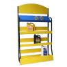 Buy cheap Yellow Color 4 Tier Metal Freestanding Shelves For Car Accessories Store from wholesalers