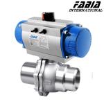 Buy cheap Pneumatic Two-Piece Ball Valve With Low Resistance Pneumatic Ball Valve from wholesalers