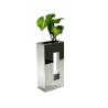 Buy cheap Silver flower pots on the balkon letters metal planters from wholesalers