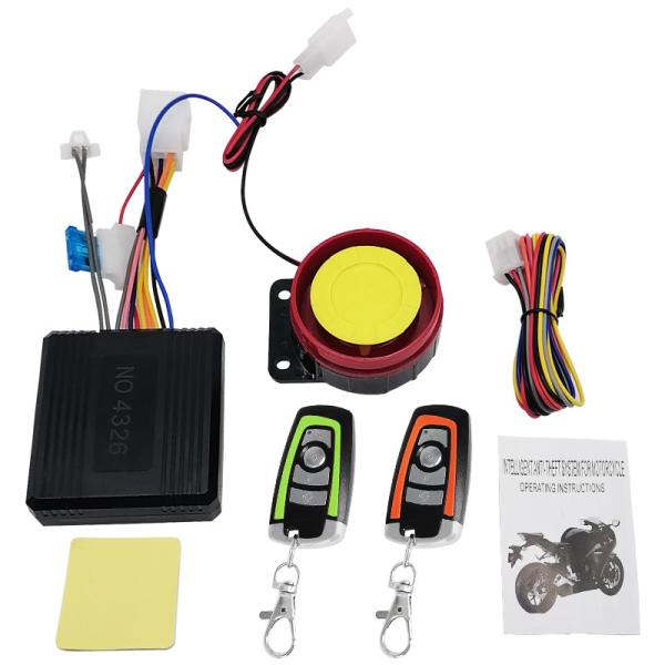 Buy cheap 9V-14V Two Way Motorcycle Alarm , 150m Bike Theft Alarm System from wholesalers