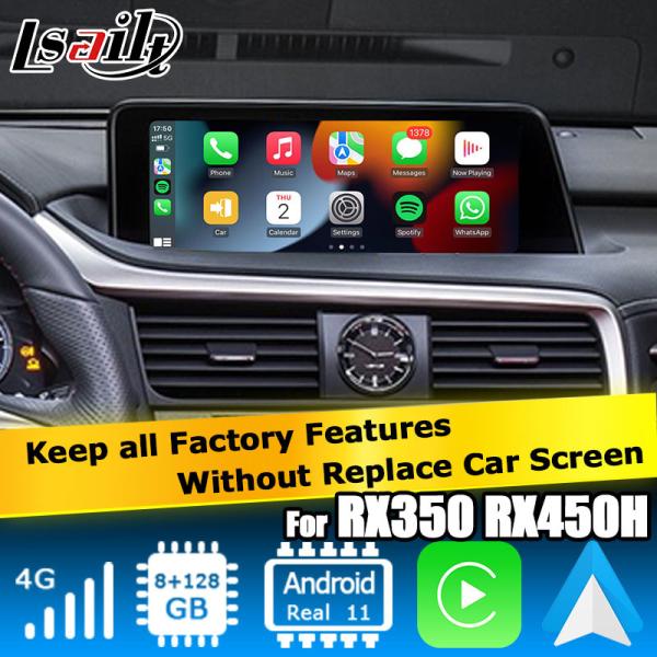 Buy cheap Lexus RX 8+128GB Qualcomm Android multimedia interface box RX350 RX450h RX300 RX200t from wholesalers