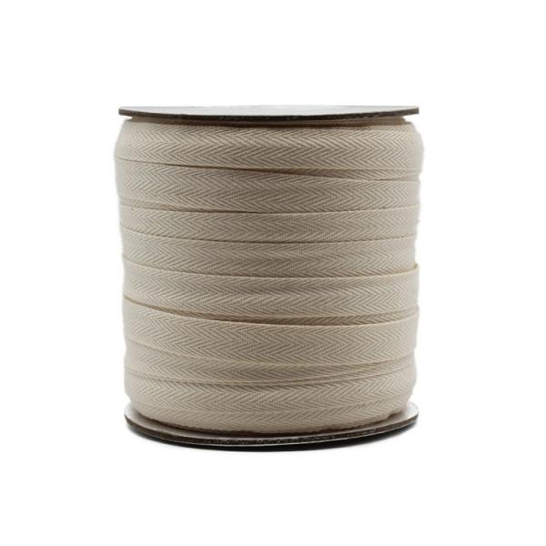 Buy cheap 1.8cm White Herringbone Cotton Webbing Tape For Garment from wholesalers