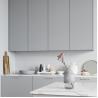 Buy cheap PVC Modern Minimalist Kitchen Cabinets Italy Stylish Joinery White from wholesalers