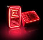 Amber Turn Signal Brake Reverse LED Tail Lamp For OFF Road Jeep Wrangler