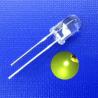 Buy cheap 5mm LED Diode 585-595nm Yellow Color 10000mcd Clear Round Lens With Flange For Illumination from wholesalers