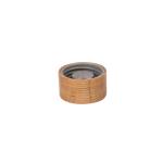 48mm X 26mm Sealing Bamboo Lid Cap Bamboo Lids For Glass Cups Vacuum Cup