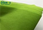 Green Color Plain Type Punch Needle Fabric Chemical Bond Nonwoven 30gsm