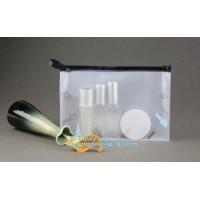 Buy cheap Zip lock frosted plastic slider PVC zipper packing bag for underwear / clothing product