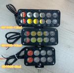 8 Beads Fog Light Aluminum RGB White Yellow Flash Dual Color Motorcycle Spare