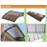 Buy cheap UV Protection Polycarbonate Door Awnings , Door Rain Canopy Snow Resistant from wholesalers