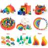 Buy cheap 9600 Pcs Natural Wooden Rainbow Stacker 35cm Beech Non Toxic from wholesalers