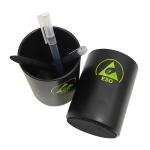Black ESD Antistatic Plastic Pen Holder ESD Desk Organizer For Cleanroom