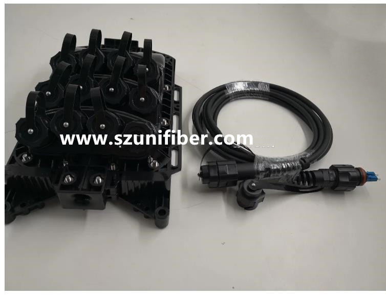 1 In 1 Out FTTA 12 Ports IP68 Fiber Optic Termination Box