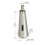 M14*9H Male Thread Satin Silver Surface Aircraft Cable Grippers YW86058