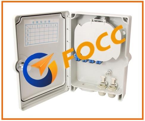 Waterproof Fiber Optic Terminal Box / Network Termination Box , 2 Port Plus 24
