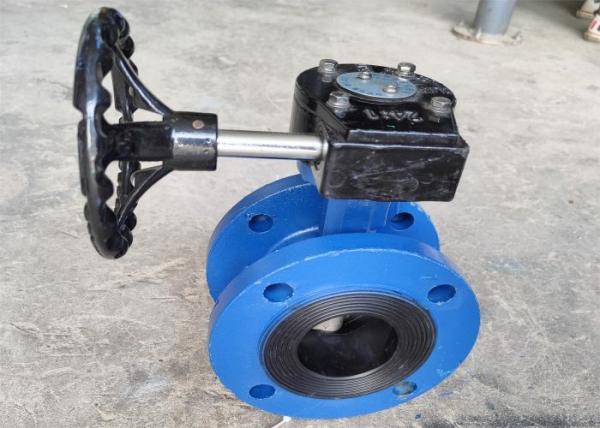 Buy cheap Metal Butterfly Flange ValveBlue Color Dn 2 2.5 3 Inch from wholesalers