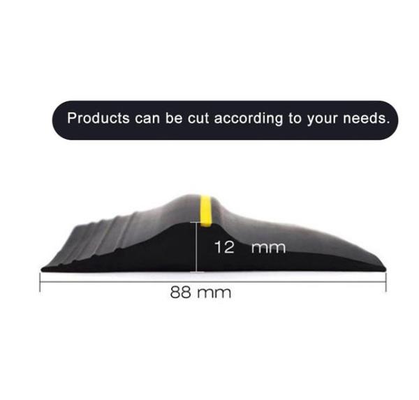 Buy cheap Garage Door Seal Strip 88*12mm Weatherproof Strip Rubber Diy Weather Stripping Replacement from wholesalers