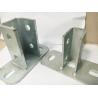Buy cheap Hot Rolled Galvanized Strut Channel Fittings Single Column Post Base Strut Accessory from wholesalers