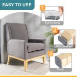 Silicone Chair Leg Floor Protectors Silicone Felt Furniture Leg Pads Caps Covers