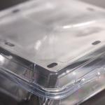 Leak Proof Square Clear PET Food Containers for Freezing