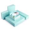 Buy cheap Necklace Ring Jewelry Paper Boxes Large Imprint Area With Leather Insert from wholesalers
