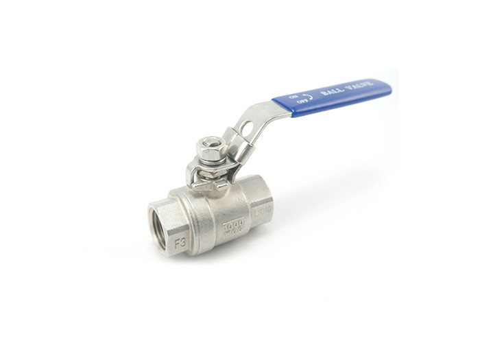 SS304 Body Full Port Stainless Steel Valves Water Media Wog 1000 Ball Valve