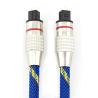 Buy cheap Optical Digital Audio Cable Male to Male Gold Plated Knited Blue Rope 5.1 for Home Theater Soundbar from wholesalers