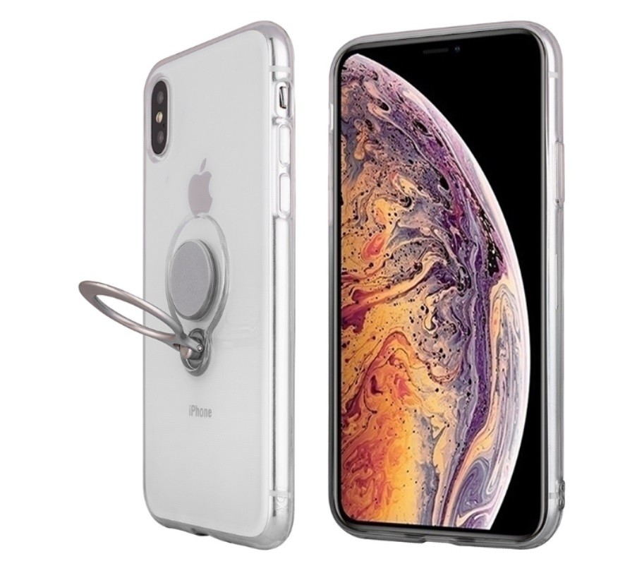 Color Clear Ring Magnetic Car Mount Holder Soft TPU Case Back Cover For Xiaomi Redmi NOTE6 Pro Redmi6/Redmi6A MI8SE S2