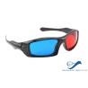 Buy cheap Plastic Frame Red Cyan Anaglyph 3D Glasses For Normal TV 3D Movies from wholesalers