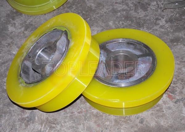 Dia 250-600mm Polyurethane Wheel Rubber Wheels for Trackless Steerable Transfer