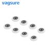 Buy cheap Carbon Steel / POM Sliding Glass Shower Door Hardware Bearing Wheels White Color from wholesalers