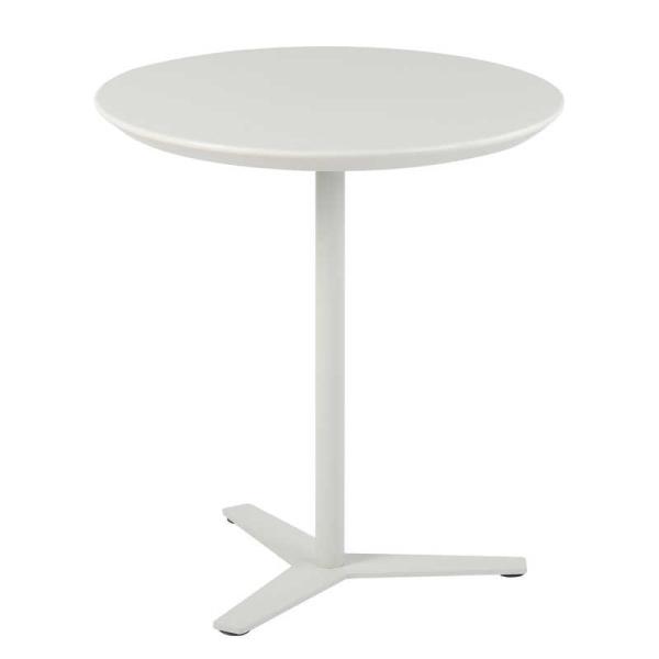 Buy cheap Metal Leg White ABS Top Side Livingroom End Table H26.59 Inch from wholesalers