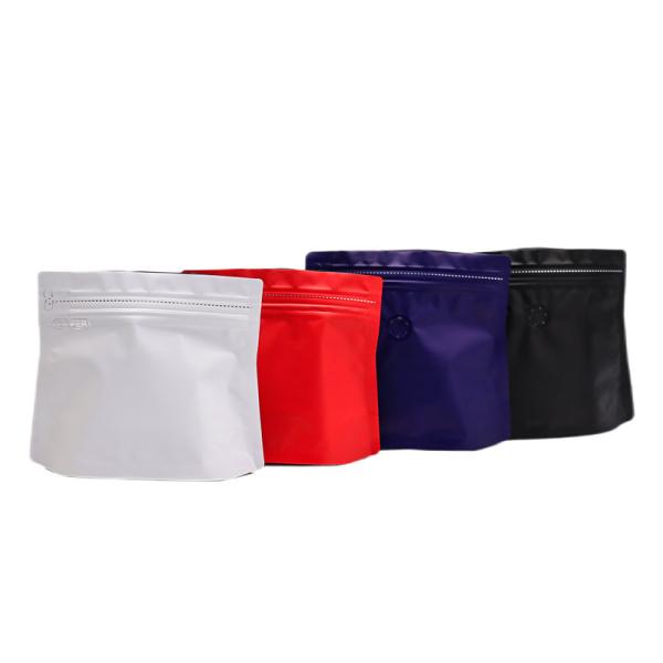 Buy cheap BOPP CPP Flat Bottom Coffee Bean Packaging Bag Tea Pouch Packing With Valve Zipper from wholesalers